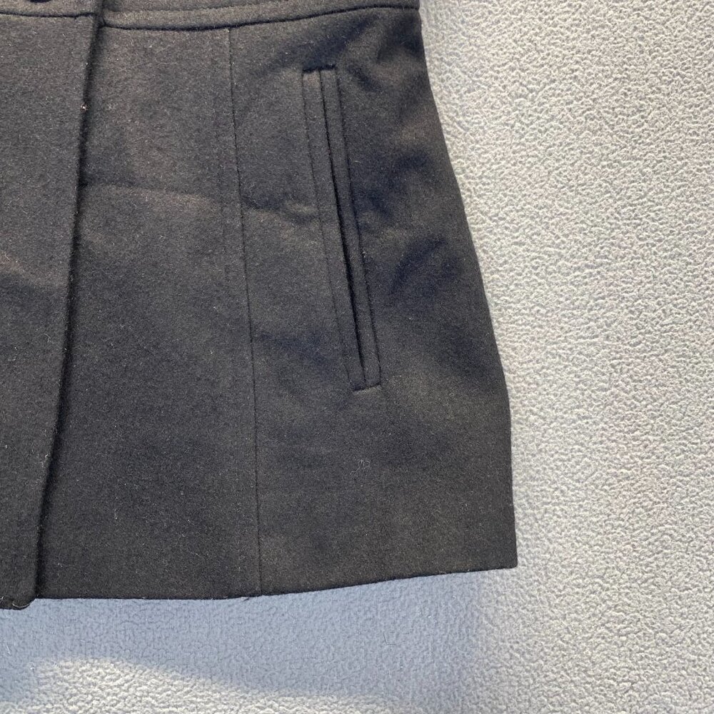 Michael Kors Women's Beautiful Charcoal Gray Wool Blend Coat, Size M Pockets - Picture 9 of 11